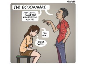 Komik Bebih Lupa Tugas