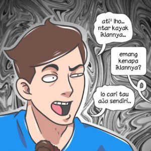 Komik Bebih Es Krim Pelangi