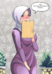 Komik Hijabizah Makan Siang