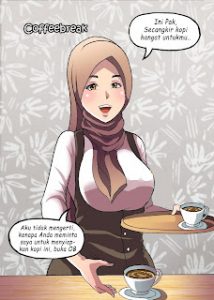 Komik Hijabizah Coffee Break