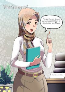 Komik Hijabizah Pertemuan