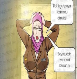 Komik Madloki Bu Yatmi dan Pak Teguh