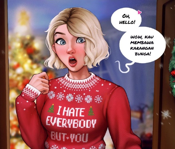 Gwen Celebrates Christmas